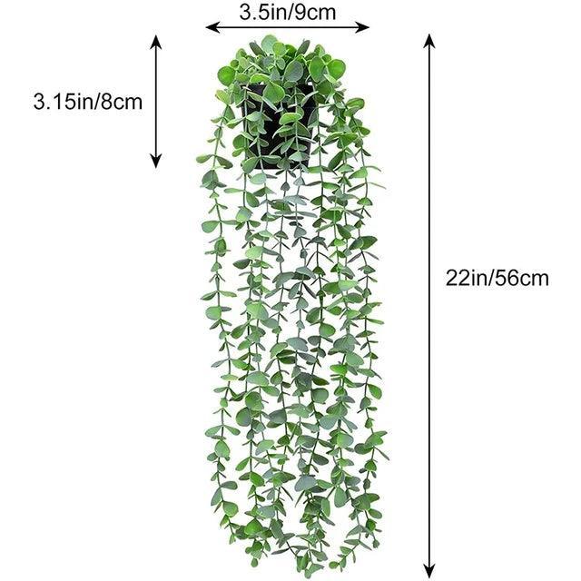 Planta artificial videira para usar como decoração em casa no sentido de trazer armonia e uma conexão ampla com a natureza.