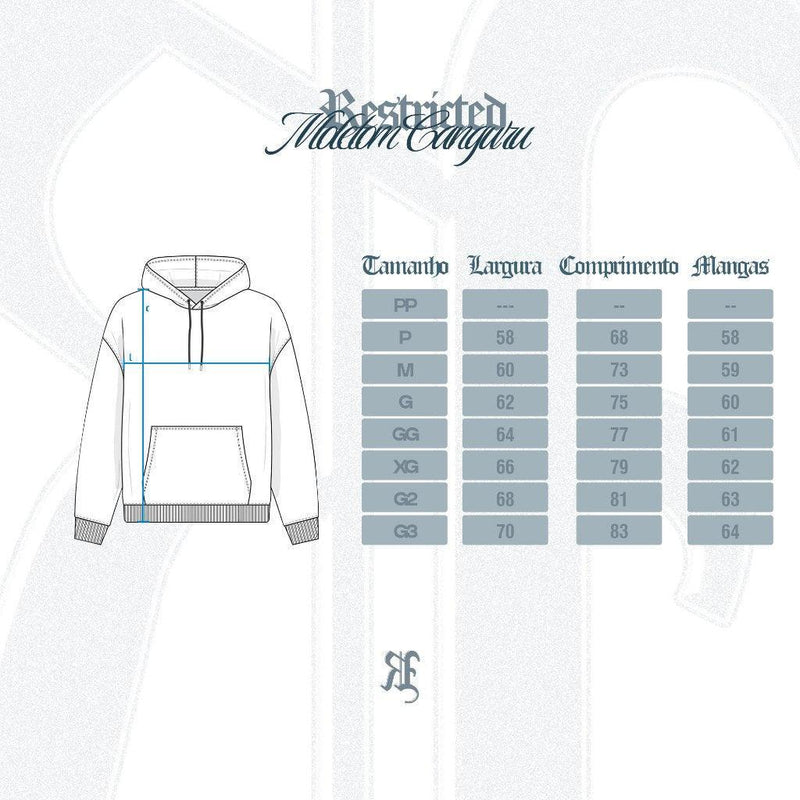 Moletom Canguru Streetwear Corteiz Alcatraz