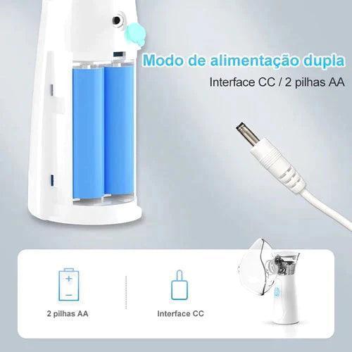 Nebulizador Médico BY™ + 3 Máscaras [BRINDE]